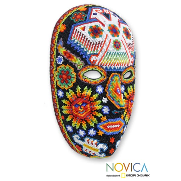 Handmade Beadwork Eagle Protector Huichol Mask Mexico On Sale Overstock 7857102