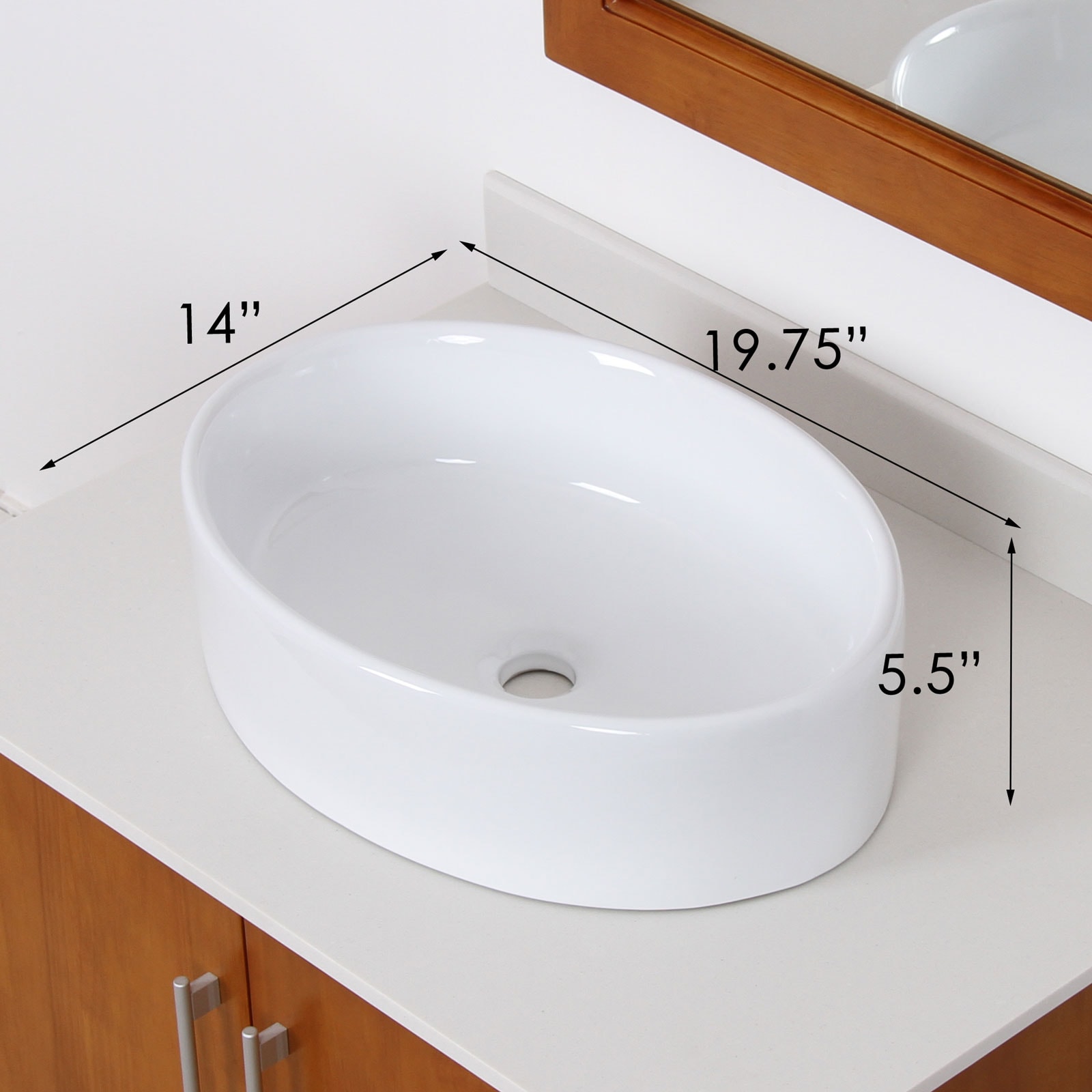 Oval Bathroom Sink Dimensions Everything Bathroom