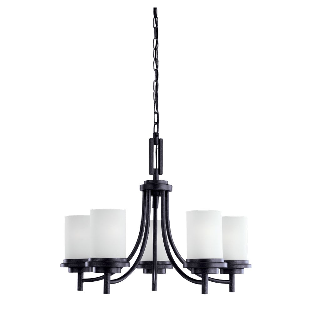 Sea Gull Lighting Winnetka 5-light Blacksmith Chandelier (Five Light Chandelier) - Chandeliers For Bedrooms by Overstock.com