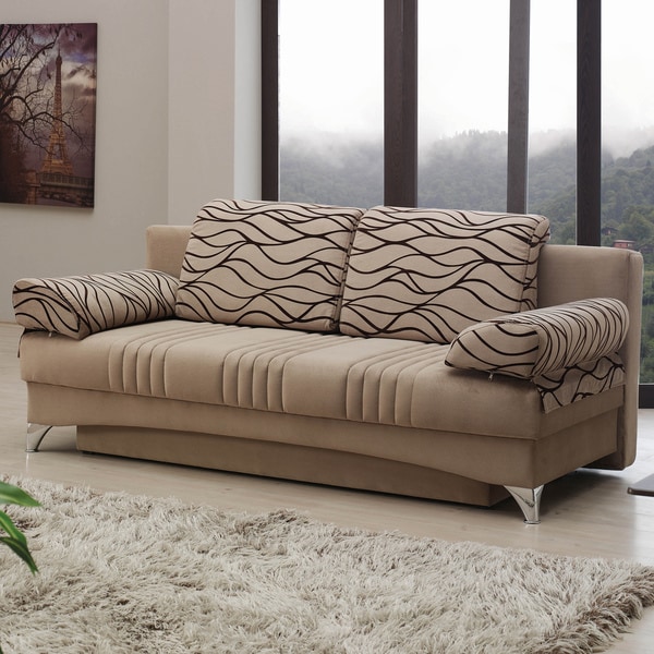 Daisy Light Brown Sleeper Sofabed Sofas & Loveseats