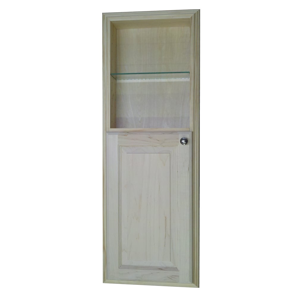 Shop 42 Inch Recessed In The Wall Baldwin Medicine Cabinet With 18
