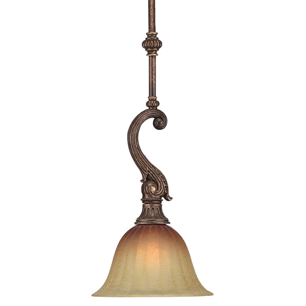 Yorktown 1 light Mini Pendant in Espresso Sconces & Vanities