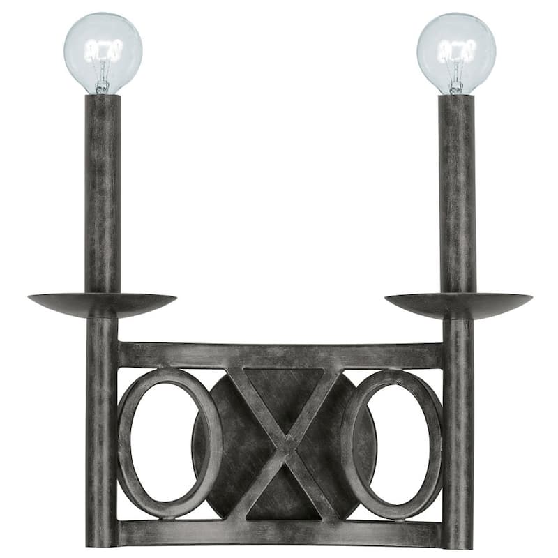 Odette 2-light Wall Sconce in English Bronze