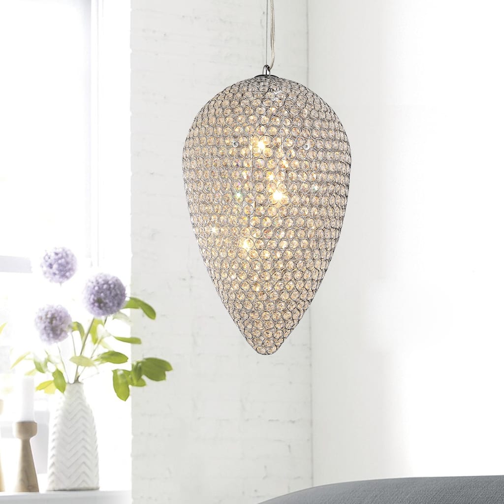 Orai 3-light Chrome Chandelier