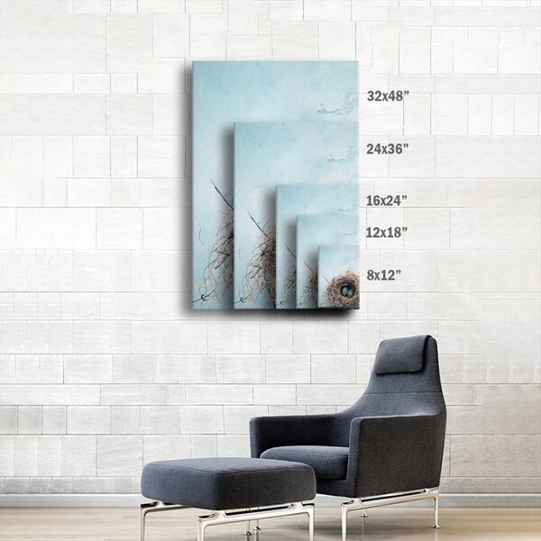 ArtWall 3-Piece Elena Ray Blue Nest Gallery-Wrapped Canvas Artwork 32 by 72-Inch ArtWall 3-Piece Elena Ray Blue Nest Gallery-Wrapped Canvas Artwork 32 by 72-Inch