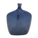 preview thumbnail 3 of 5, Allan Andrews Small Sleek Cobalt Blue and Black Vase