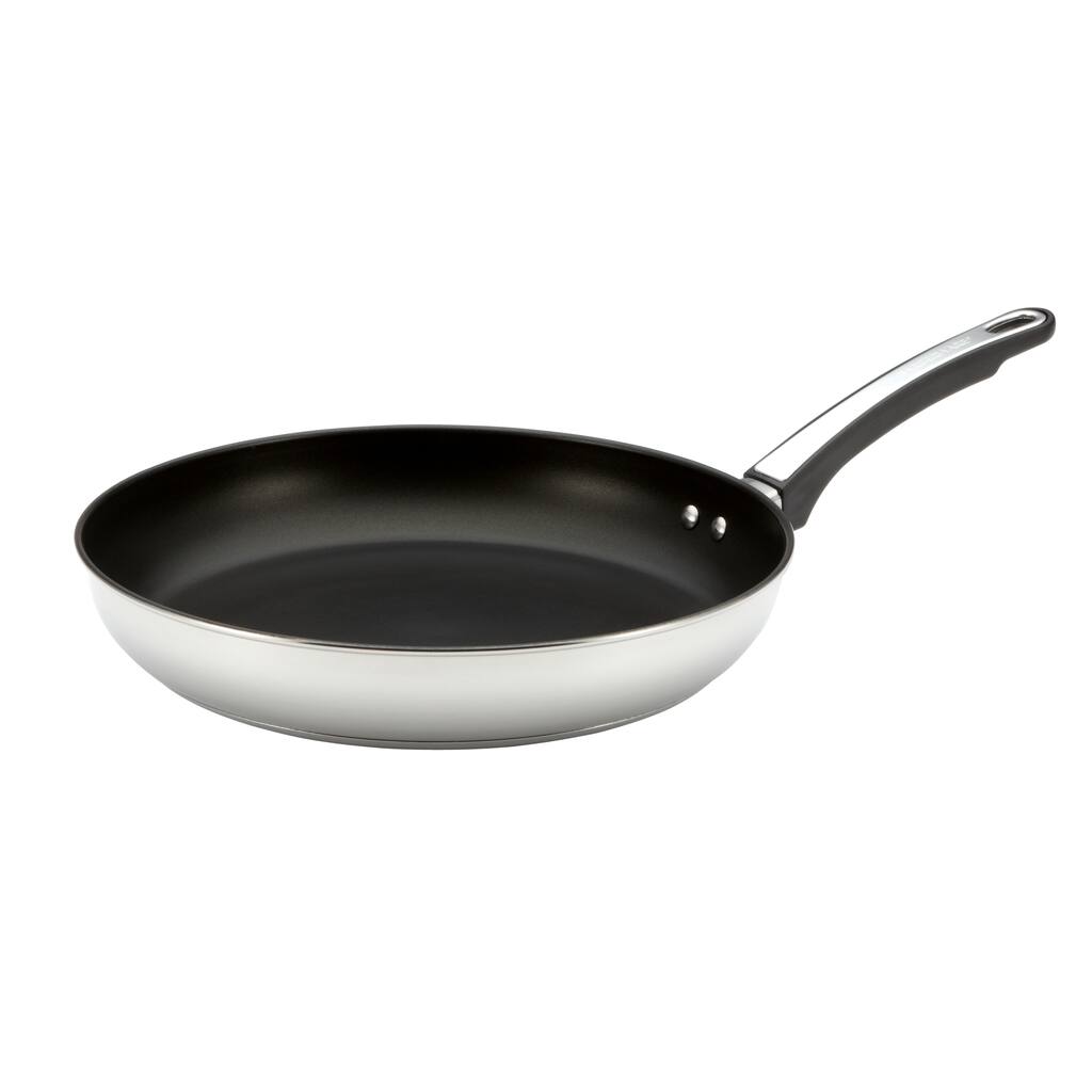 Farberware High Performance Nonstick Stainless Steel 12-inch Skillet