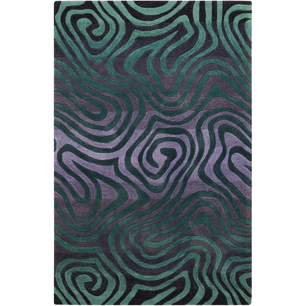 Nourison Contour Tone on Tone Abstract Zebra Modern Hand-tufted Area Rug