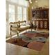 preview thumbnail 6 of 8, Nourison Contour Abstract Oversized Flowers Copper Multicolored Area Rug