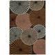 preview thumbnail 7 of 8, Nourison Contour Abstract Oversized Flowers Copper Multicolored Area Rug 8' x 10'6" - Multi