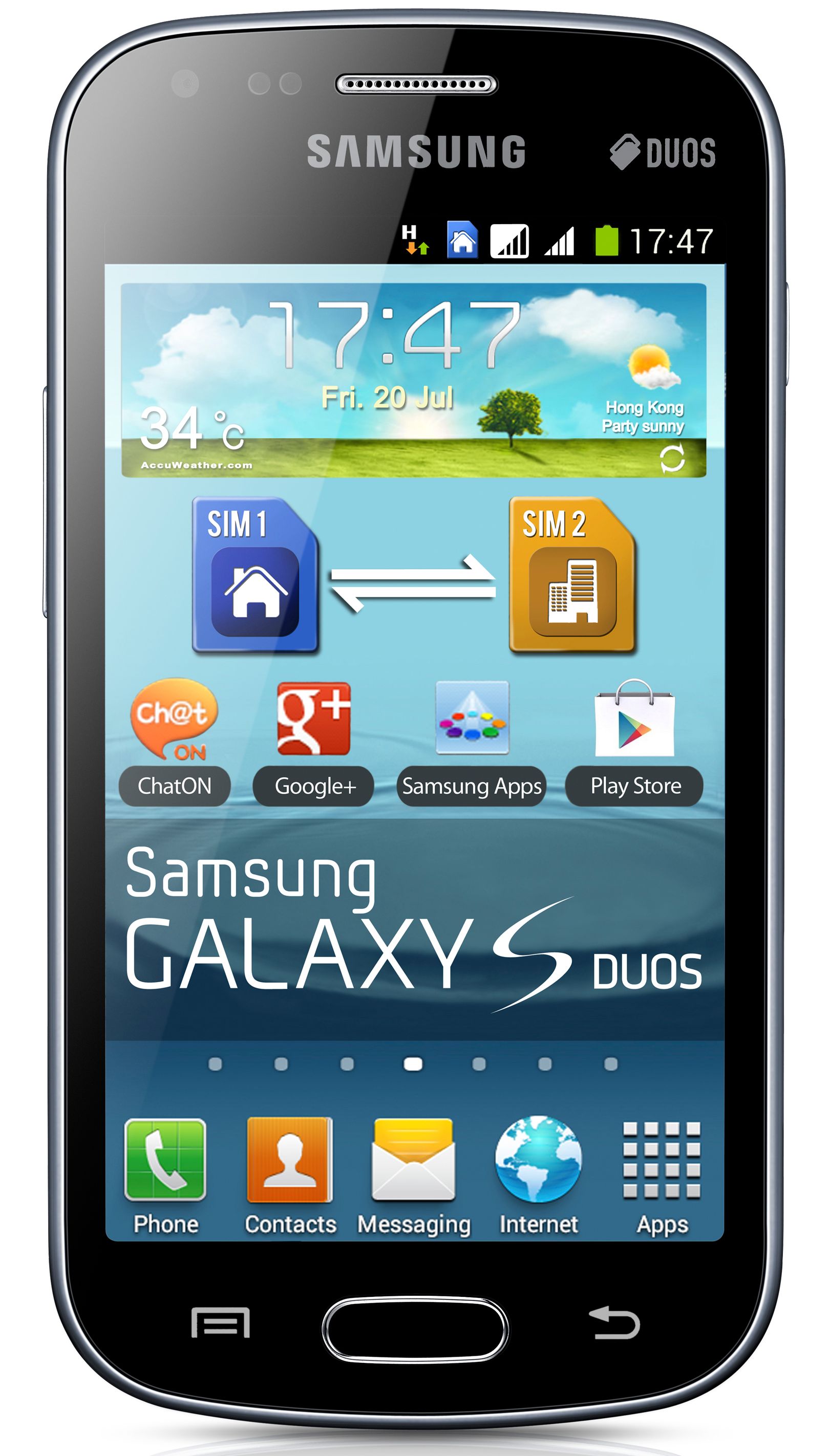 Samsung Galaxy S Duos S7562 GSM Unlocked Dual Sim Android Cell Phone ...