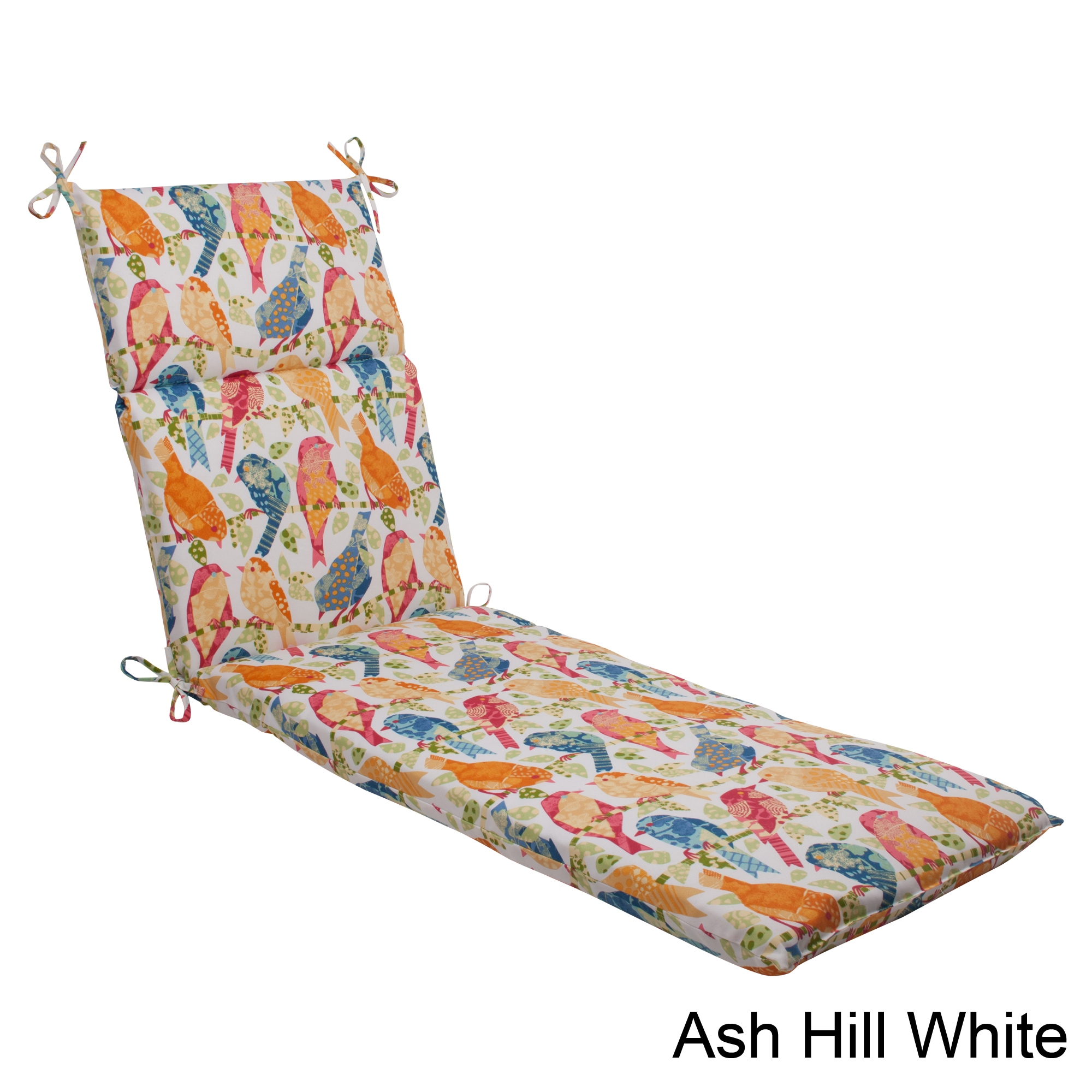 Pillow Perfect Ash Hill Polyester Outdoor Chaise Lounge Cushion