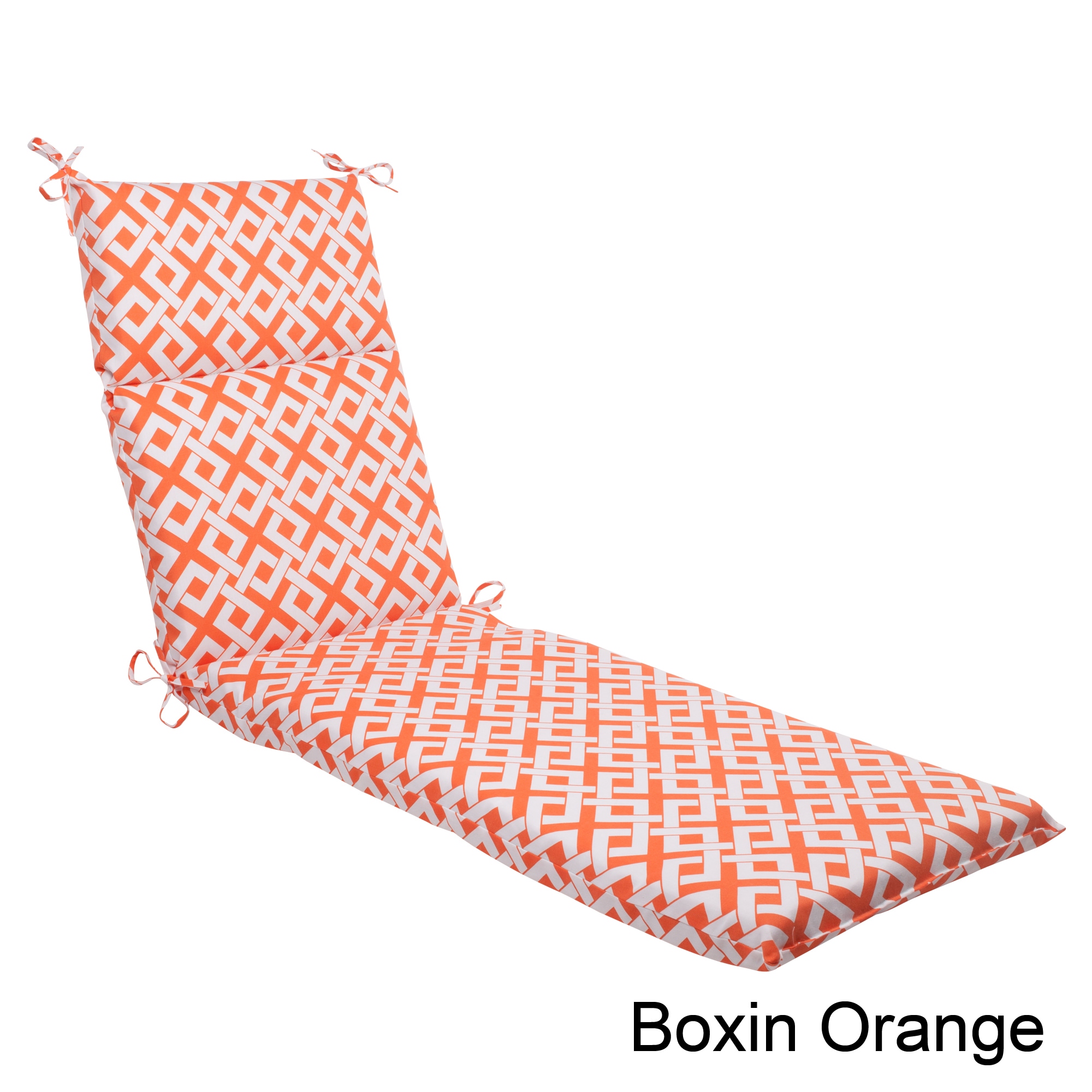 Pillow Perfect Boxin Polyester Outdoor Chaise Lounge Cushion