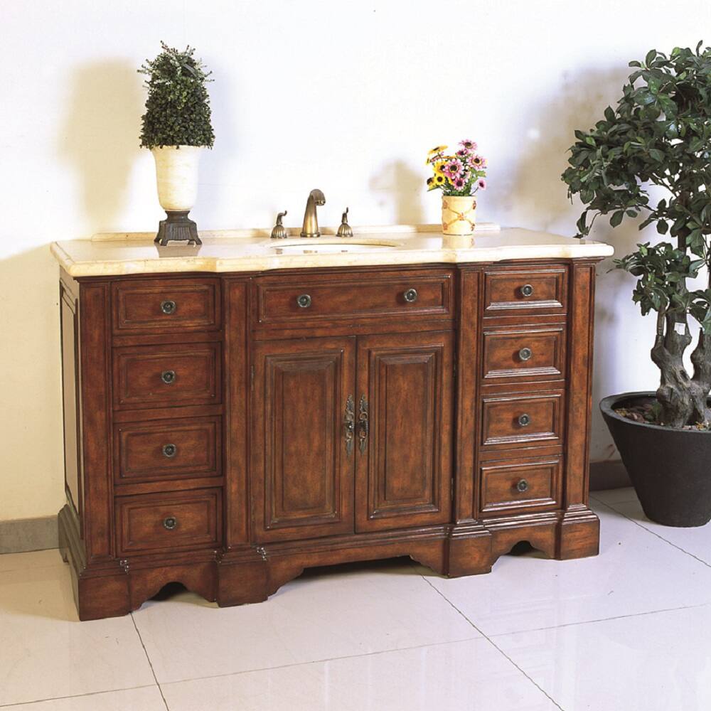 Mable Top 58.5-inch Single Sink Bathroom Vanity