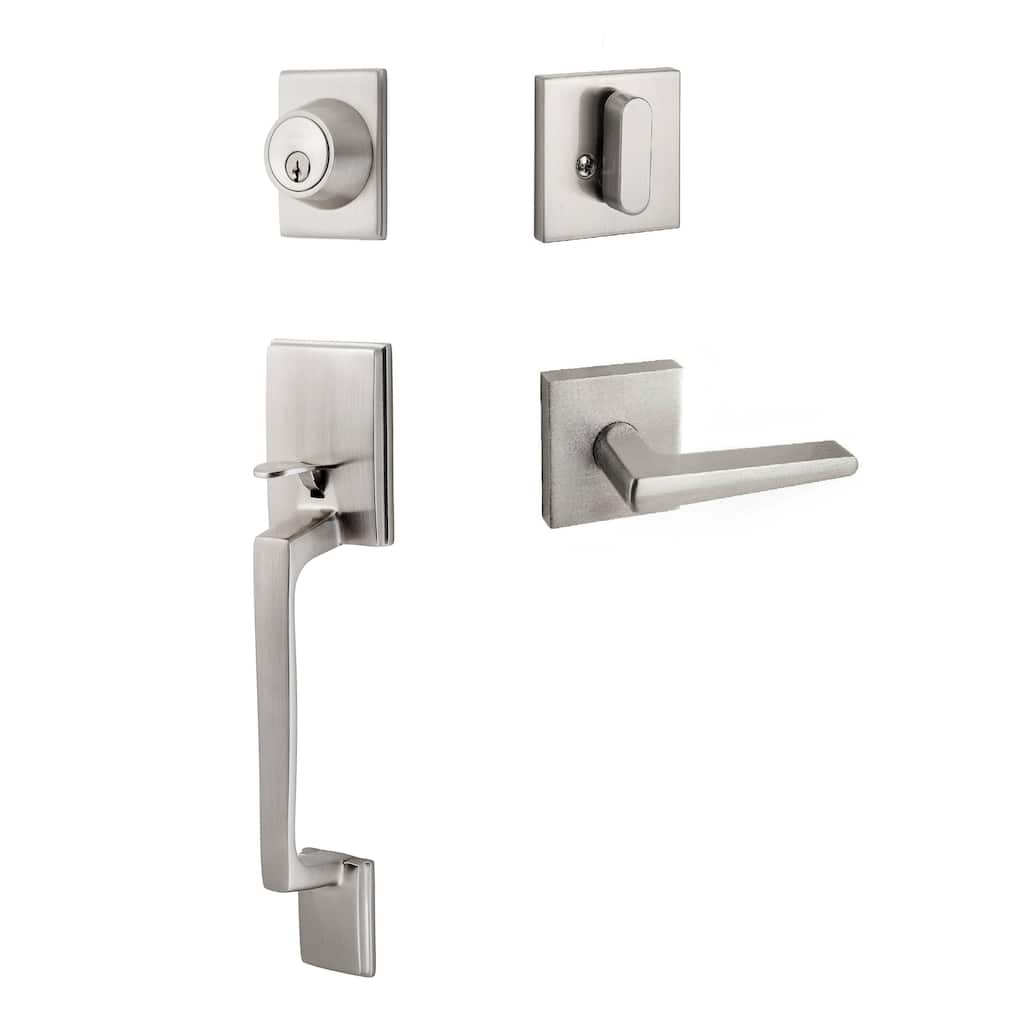 Sure-Loc Modern Handleset with Square Interior Trim