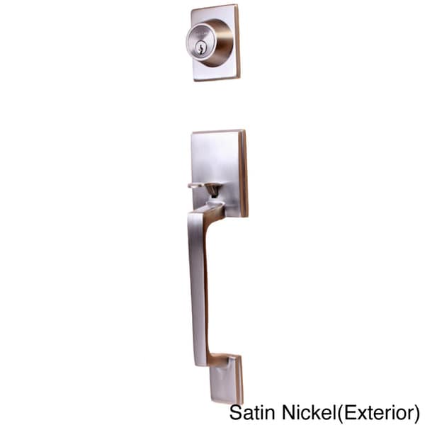 Modern Handleset with Square Interior Door Hardware