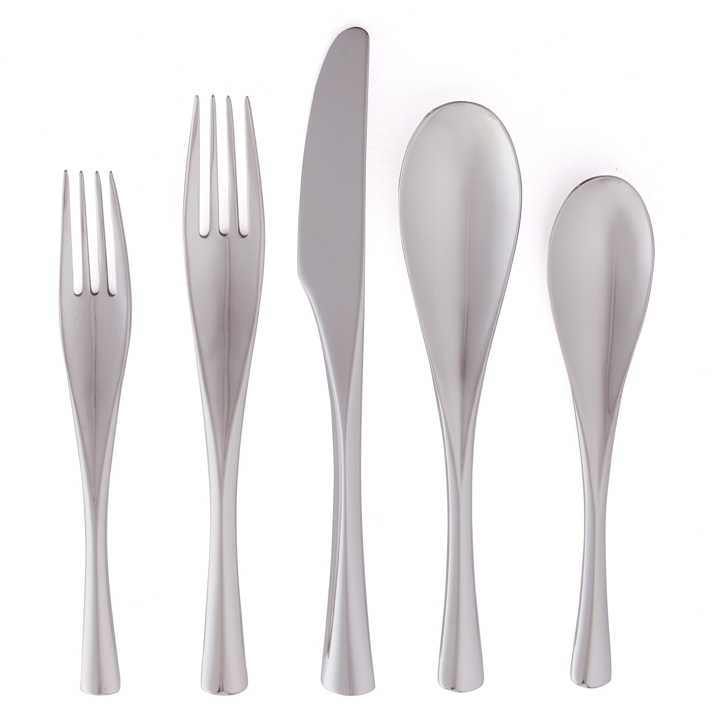 Shop Yamazaki Merge 5piece Place Setting Flatware Set Free Shipping On Orders Over 45