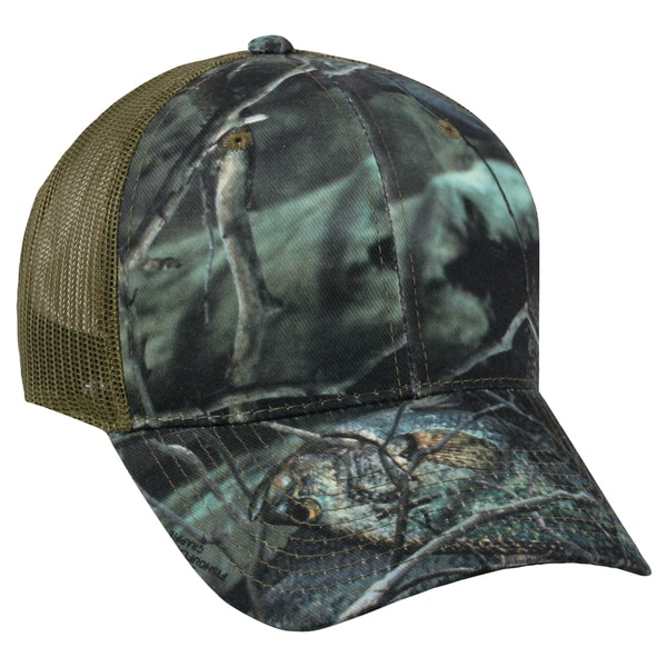 Fishouflage Camo Crappie Mesh Back Adjustable Hat