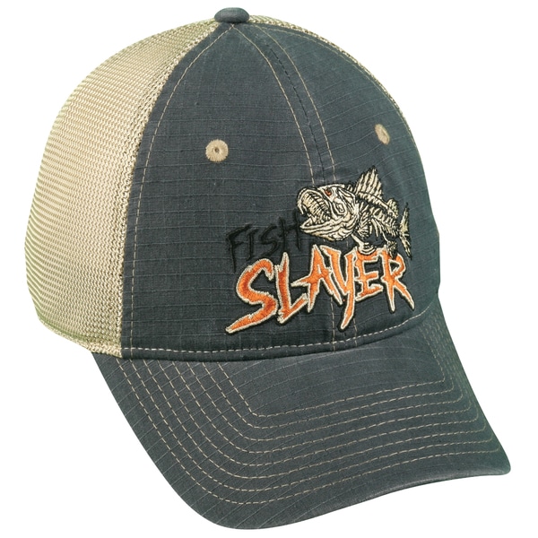 Fish Slayer Mesh Back Adjustable Fishing Hat Free Shipping On Orders