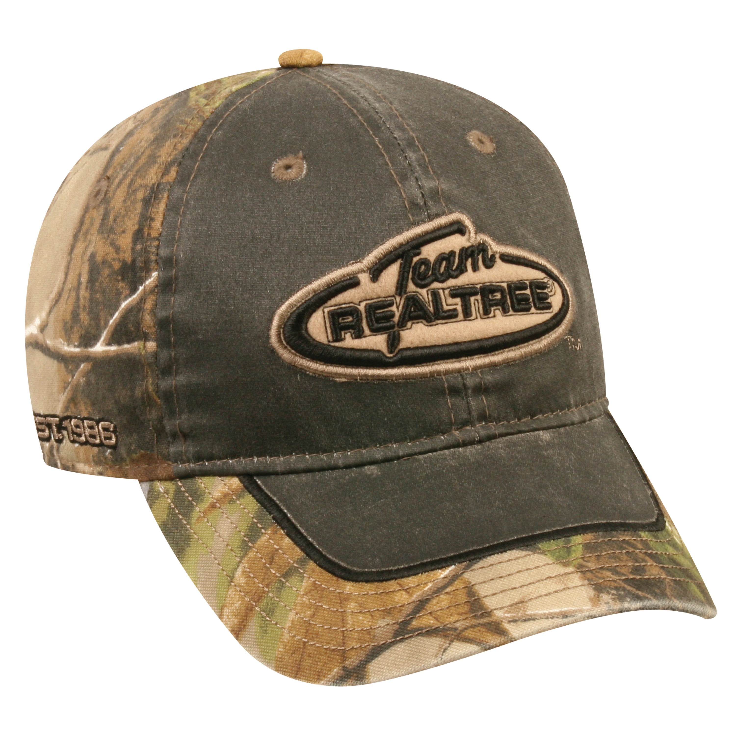 Team Realtree Weathered Cotton Camo Adjustable Hat