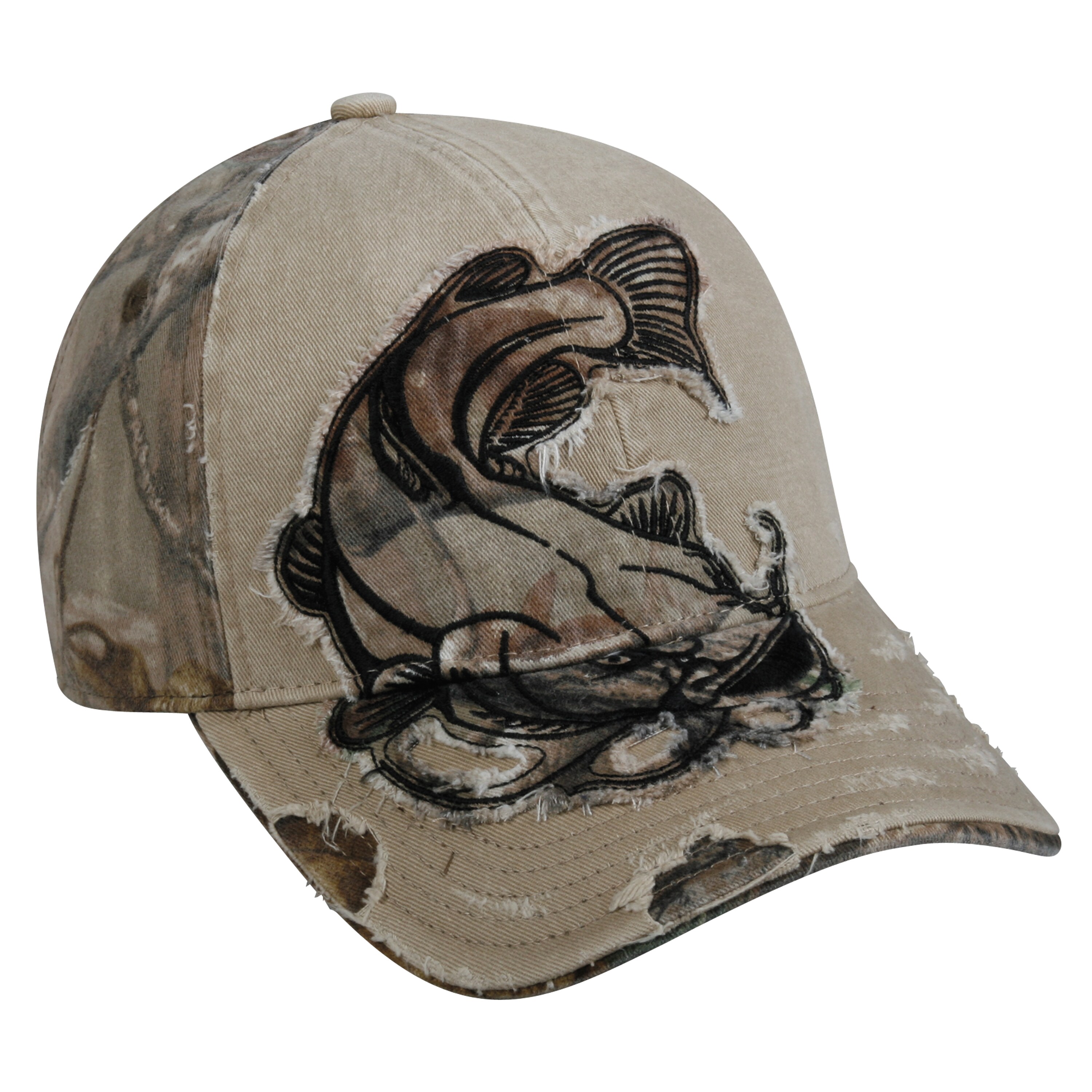 camo fishing cap