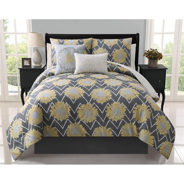 Naomi 5 piece Reversible Comforter Set