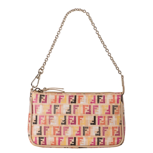 Fendi Forever-Techno Multicolor Pouchette Bag