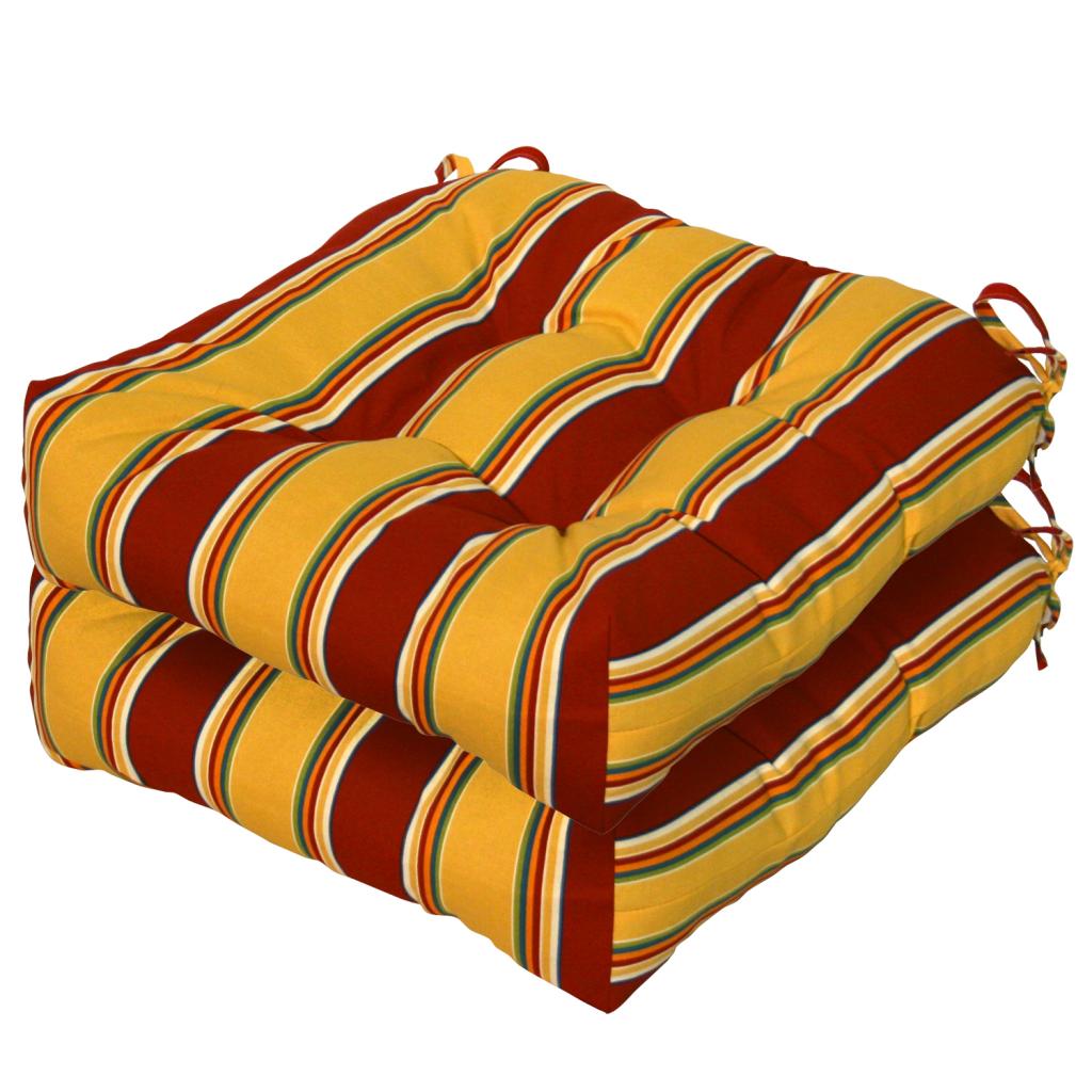 20 inch Outdoor Carnival Chair Cushion (set Of 2)