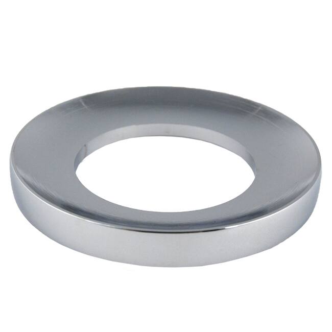 Chrome Finish Mounting Ring for Bathroom Sinks - Silver