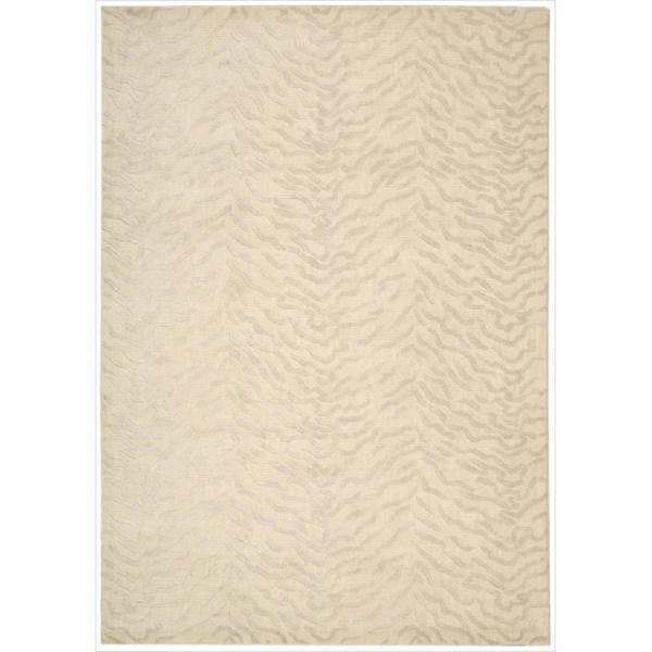Shop Kailash Animal Print Ivory Rug 5'3 x 7'5 Free Shipping Today 7860779