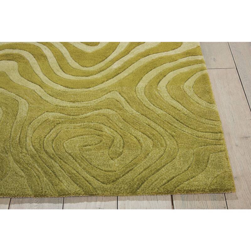 Nourison Contour Tone on Tone Abstract Zebra Modern Hand-tufted Area Rug