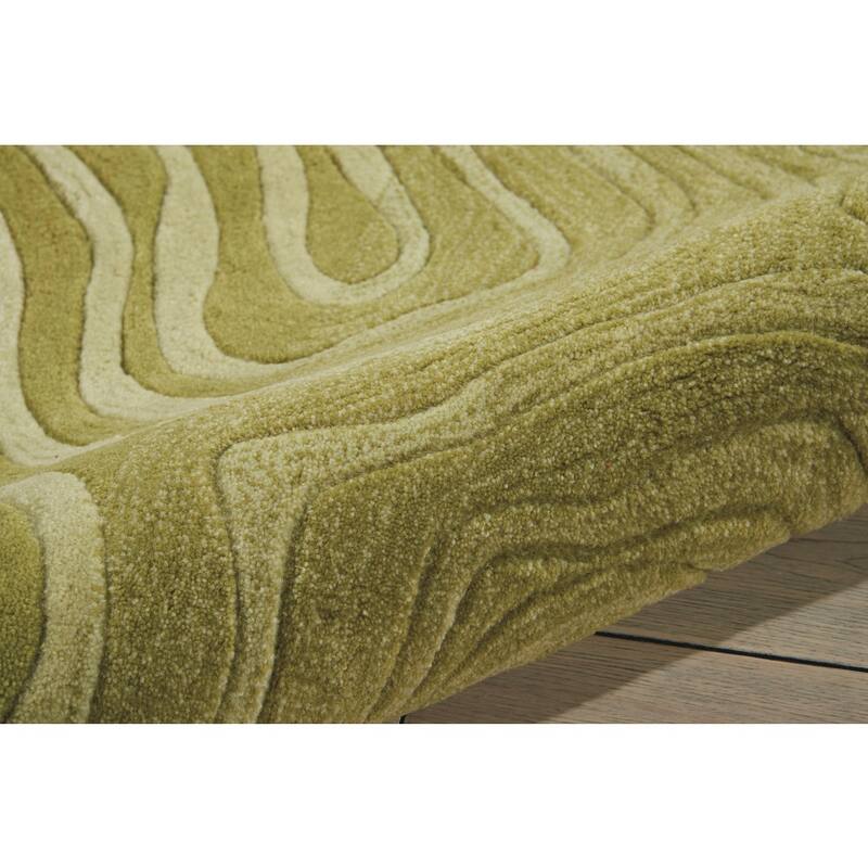 Nourison Contour Tone on Tone Abstract Zebra Modern Hand-tufted Area Rug