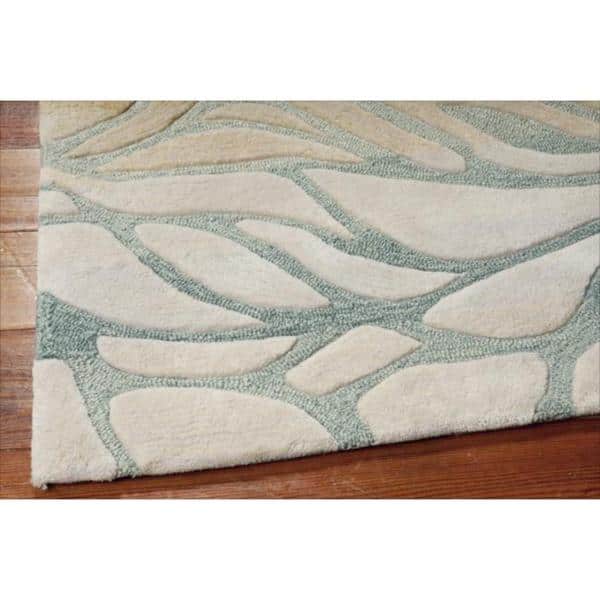 Nourison Contour Oversized Waterlilies Contemporary Area Rug