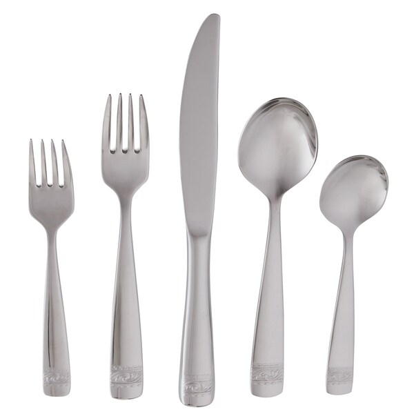 Yamazaki Crestwood 5 piece Place Setting Flatware Set