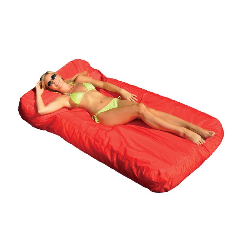Swimline Sunsoft Inflatable Pool Lounger - Red