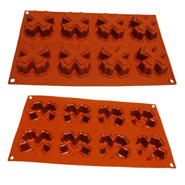Chocolate Candy Cake Cross Shaped 8-cavity Silicone Mold/ Baking Pan