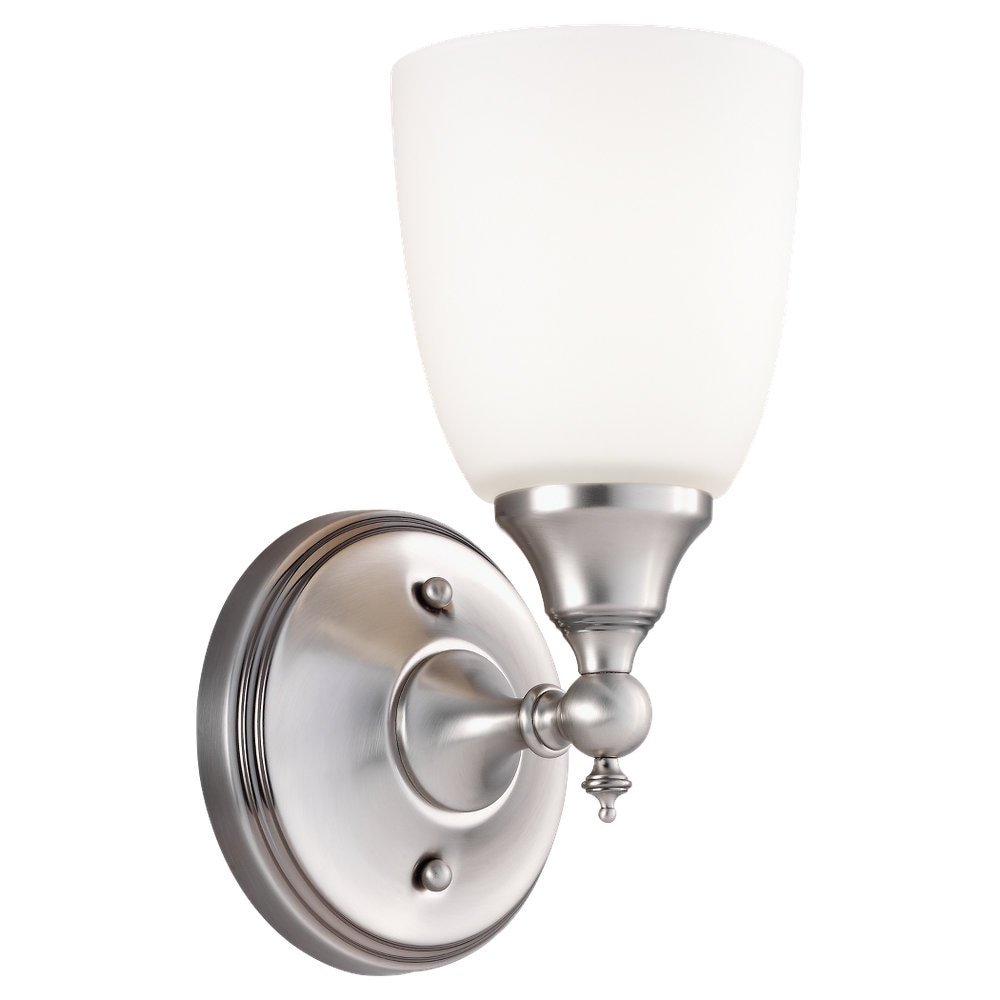 Finitude Antique Brushed Nickel 1 light Wall/ Bath Fixture