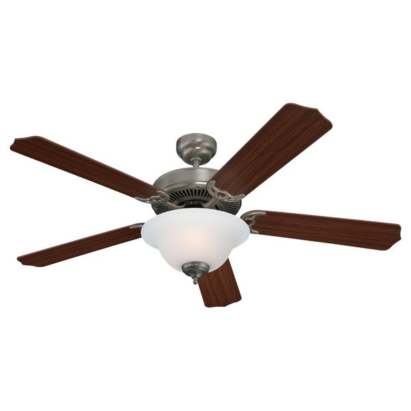 Sea Gull Lighting Quality Max Plus 52 inch Brushed Nickel Ceiling Fan with Bowl Light Sea Gull Lighting Ceiling Fans