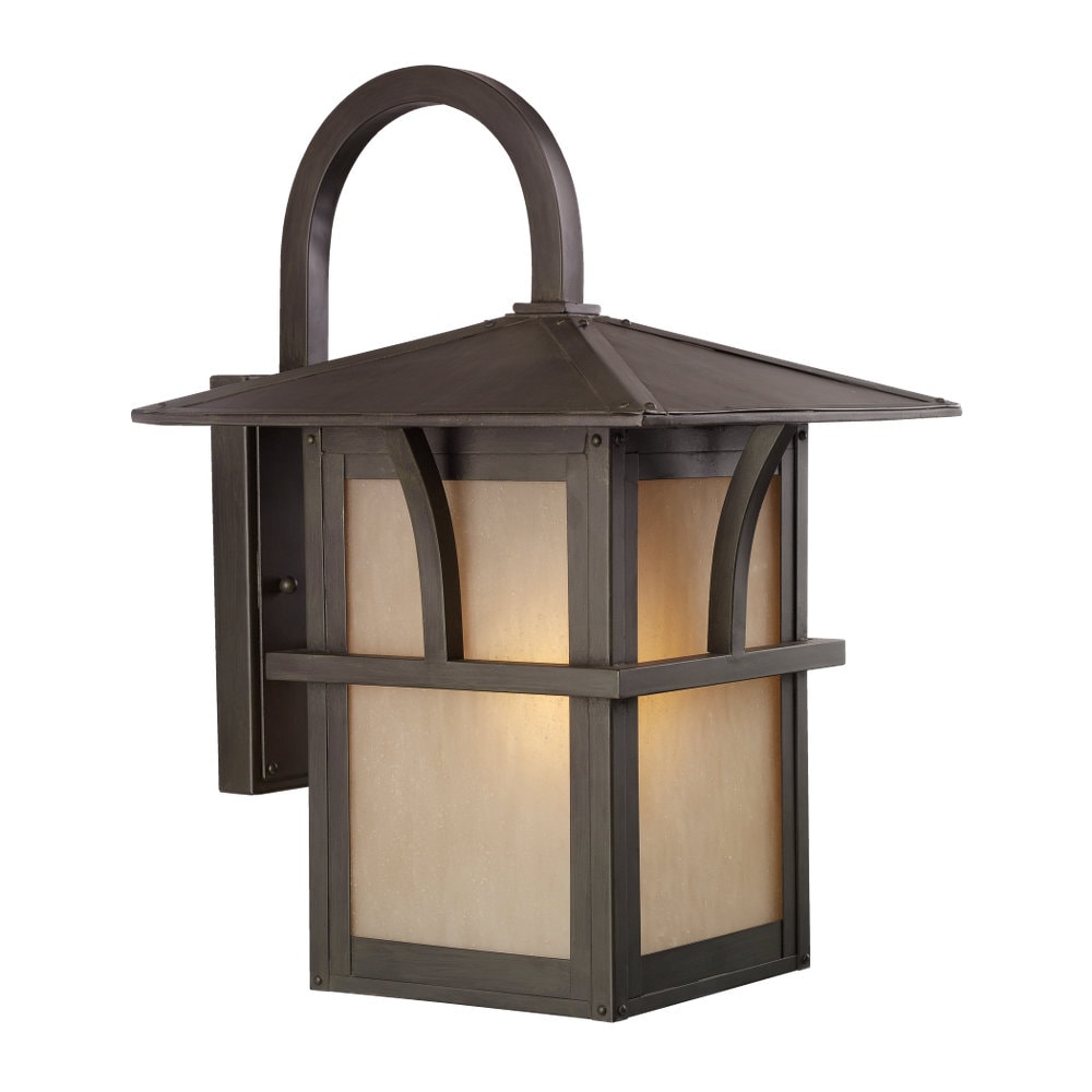 Sea Gull Lighting Medford Statuary Bronze 1 light Outdoor Lantern