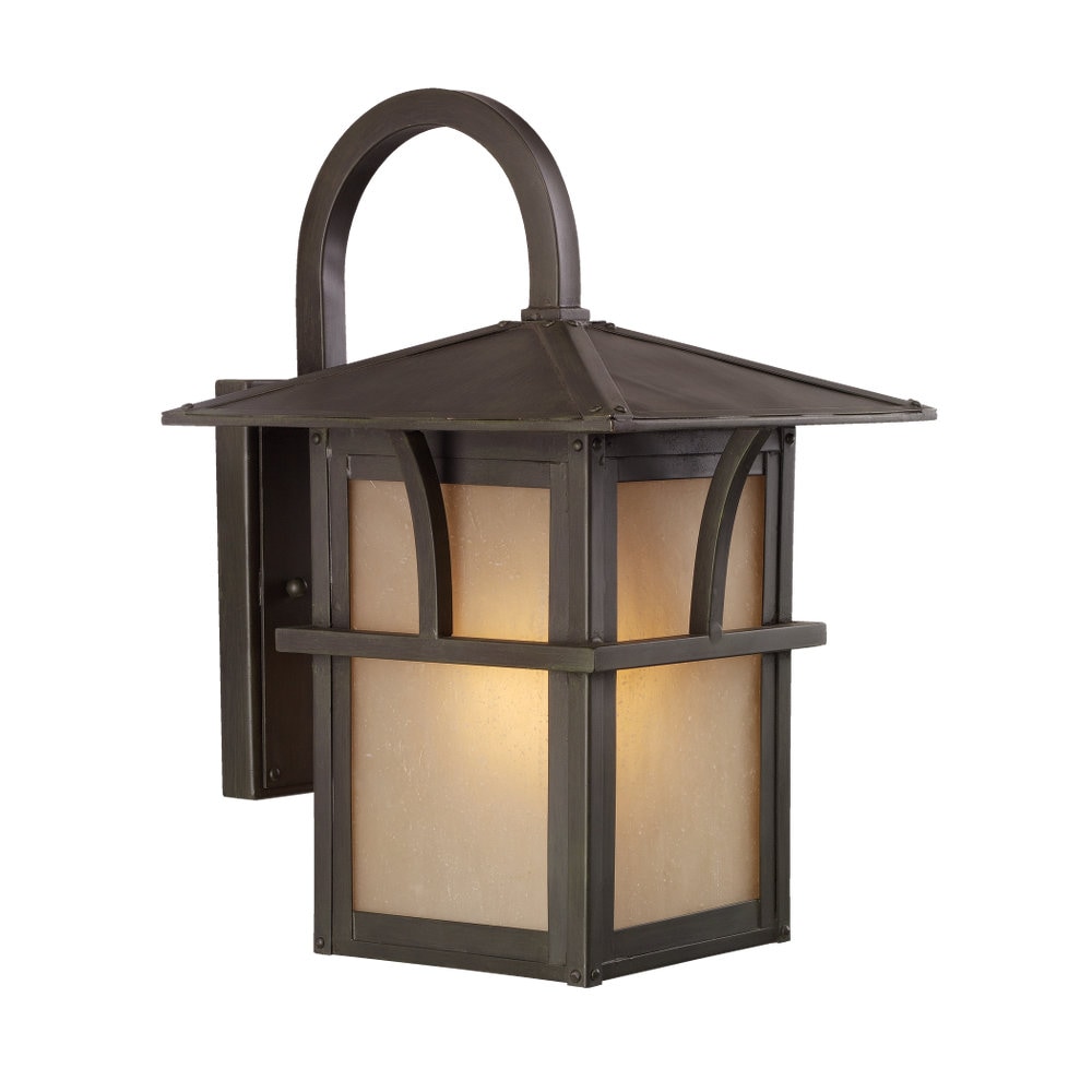 Sea Gull Lighting Medford Statuary Bronze 1 light Outdoor Lantern