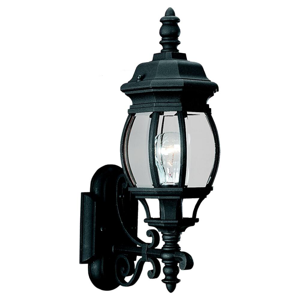 Wynfield 1-Light Black Wall Lantern