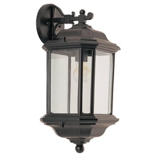 Shop Kent 1-Light Black Outdoor Wall Lantern - Free 