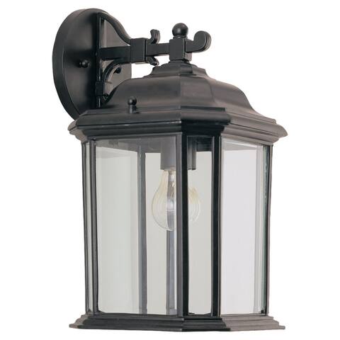 Sea Gull Lighting Outdoor Our Best Kent Black Outdoor 1 Light Wall Lantern