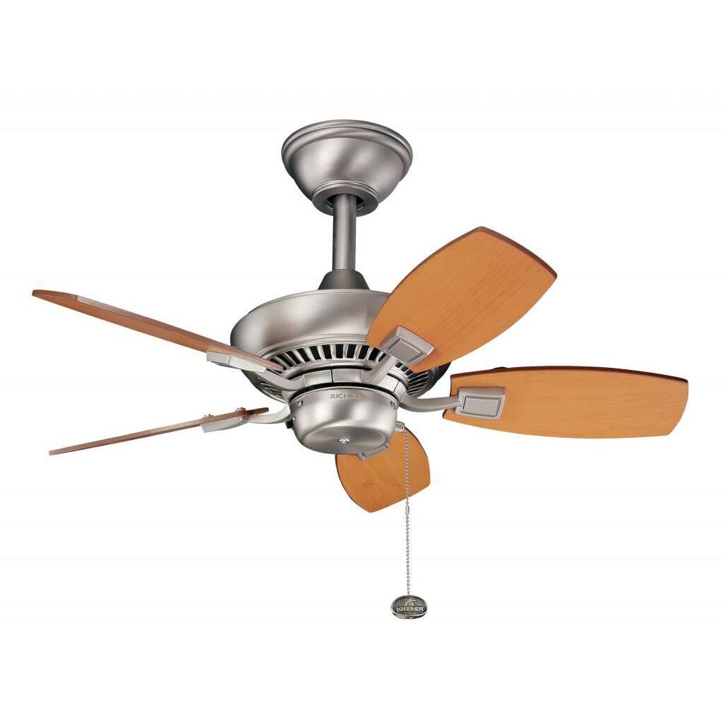 Nickel 5-Blade Ceiling Fan