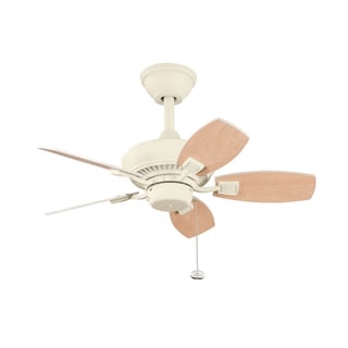 Three Speed Five Blade Ceiling Fan in Adobe Cream Finish