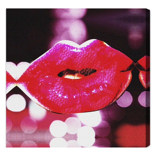 Oliver Gal 'She Had Blade Runner Lips' Limited Edition Canvas Art Oliver Gal Artist Co. Canvas