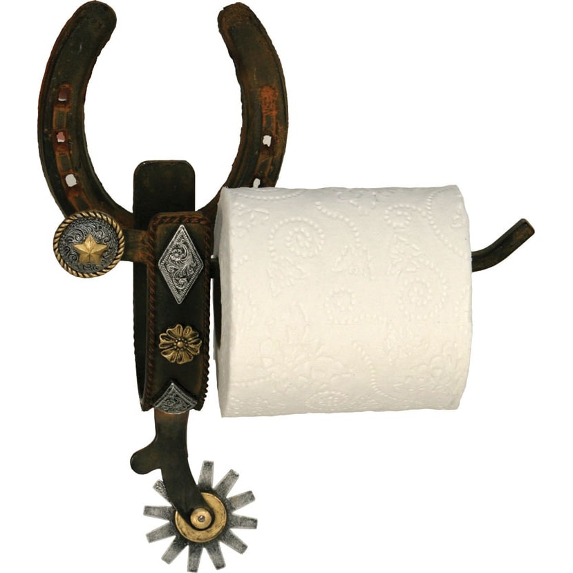 Rustic Spur Toilet Tissue Roll Holder Rustic Spur Toilet Tissue Roll Holder