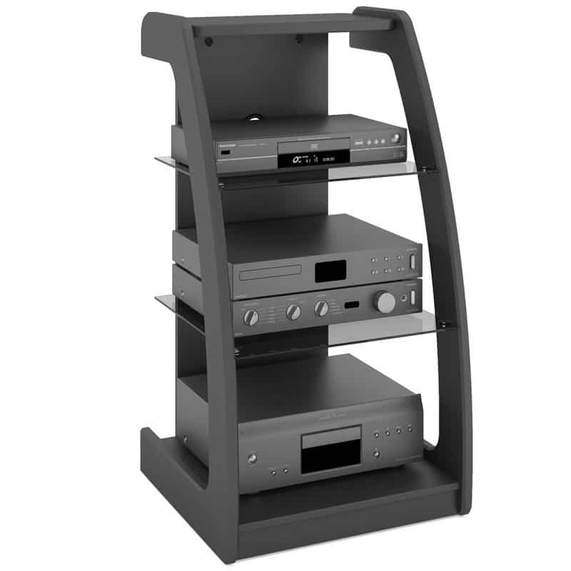 Sonax Ml 1220 Milan Midnight Black 21 inch Component Stand