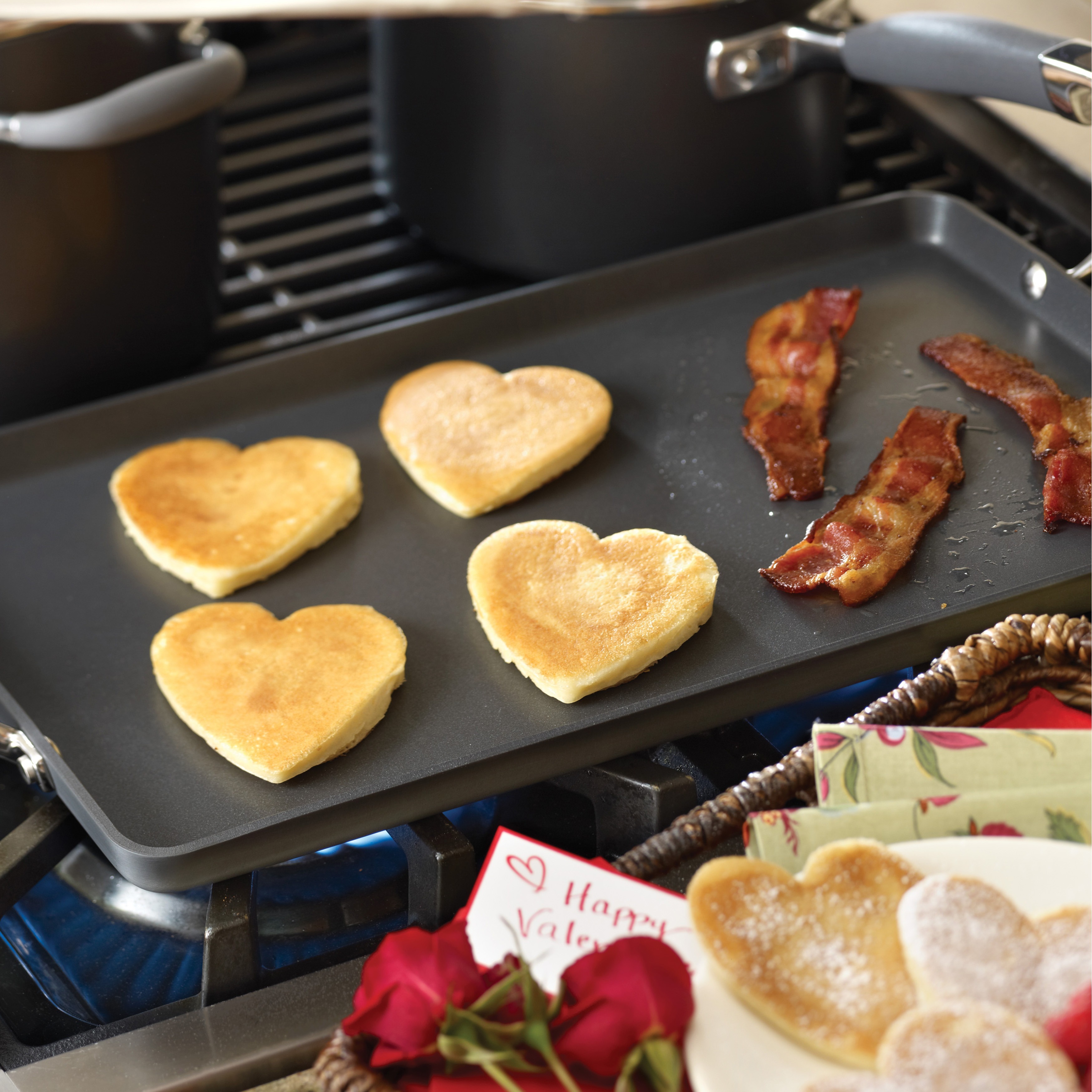 pampered chef double burner griddle