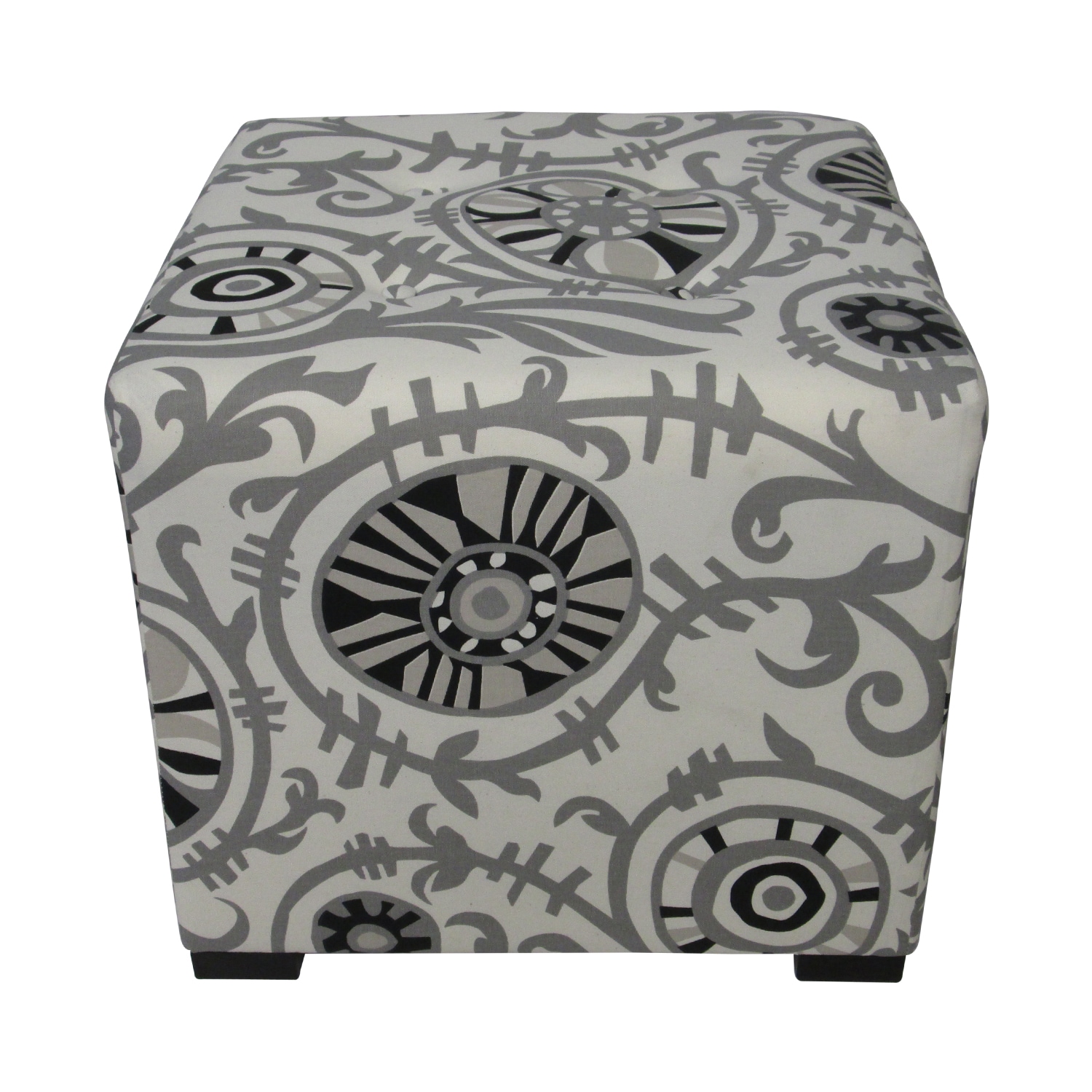 Sole Designs Modern Four button Tufted Ottoman